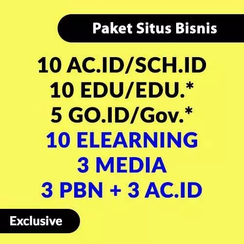 Paket Backlink AC.ID Edu Gov Terbaik untuk Situs Bisnis