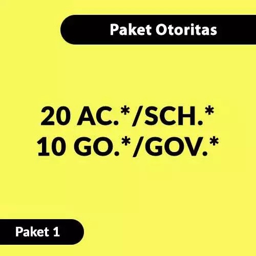 Backlink Ac.id + Go.id Paket 1 eSaran